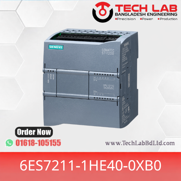 SIEMENS S7-1200 CPU 1211C DC/DC/RELAY | S7-1200  PLC PRICE IN BANGLADESEH | 6ES7211-1HE40-0XB0