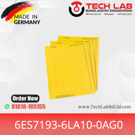SIEMENS 1000 labeling Stripes A4, yellow Bangladesh.  Mlfb -6ES7193-6LA10-0AG0 price