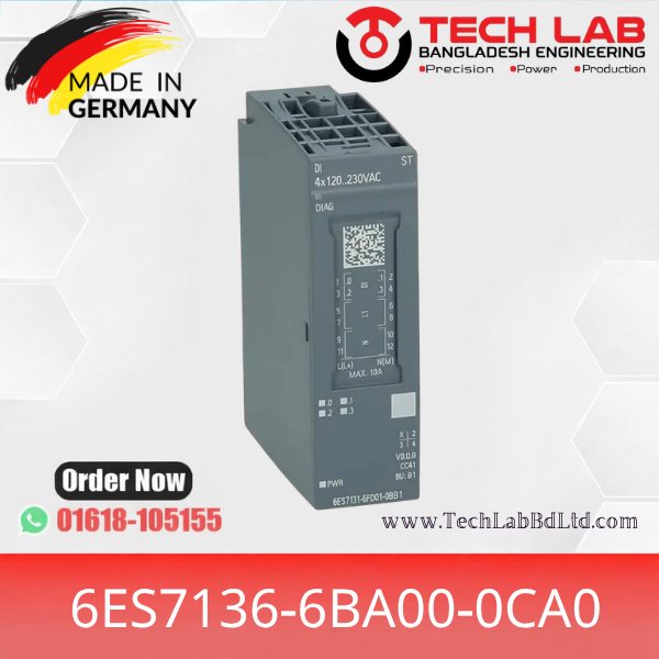 SIEMENS  SIMATIC ET 200SP, F-DI 8x24VDC HF Bangladesh.  Mlfb 6ES7136-6BA00-0CA0 price