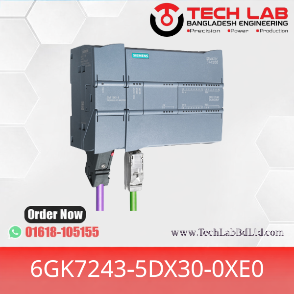 SIEMENS S7-1200 MODBUS MODULE | SIEMENS S7-1200 MODULE PRICE IN BANGLADESH | CM 1243-5 PROFIBUS DP-Master 	Part No:	6GK7243-5DX30-0XE0