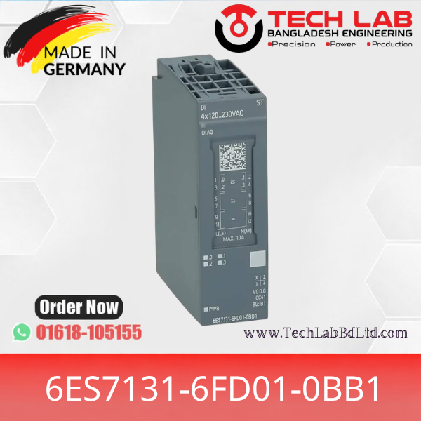 SIEMENS  SIMATIC ET 200SP, DI 4x 120..230V AC ST Bangladesh.  Mlfb 6ES7131-6FD01-0BB1 price
