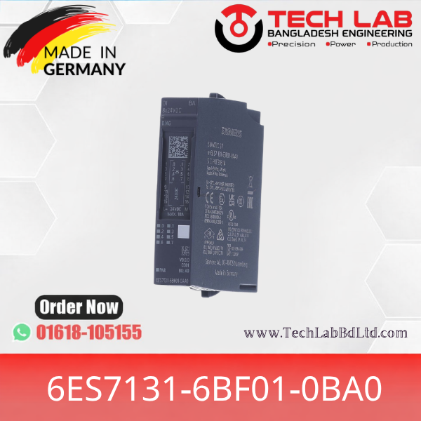 SIEMENS  SIMATIC ET 200SP, DI 8x 24V DC ST, PU 1  Bangladesh.  Mlfb 6ES7131-6BF01-0BA0  price